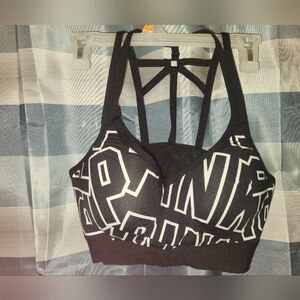 NWOT Large Pink Victoria's Secret Ultimate Push Up Sports Bra,Intimates,Workout